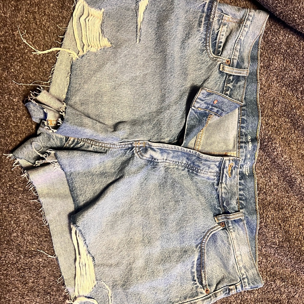 Plus Old Navy Blue Denim Shorts